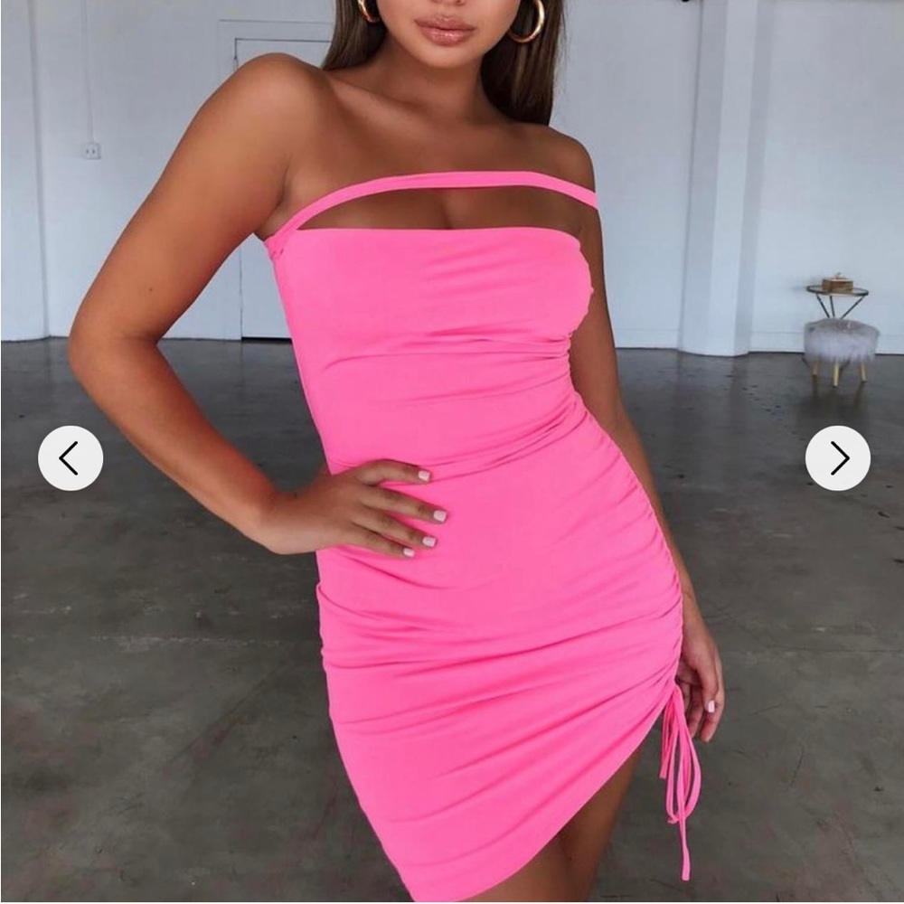 Hot Pink Bodycon Dress